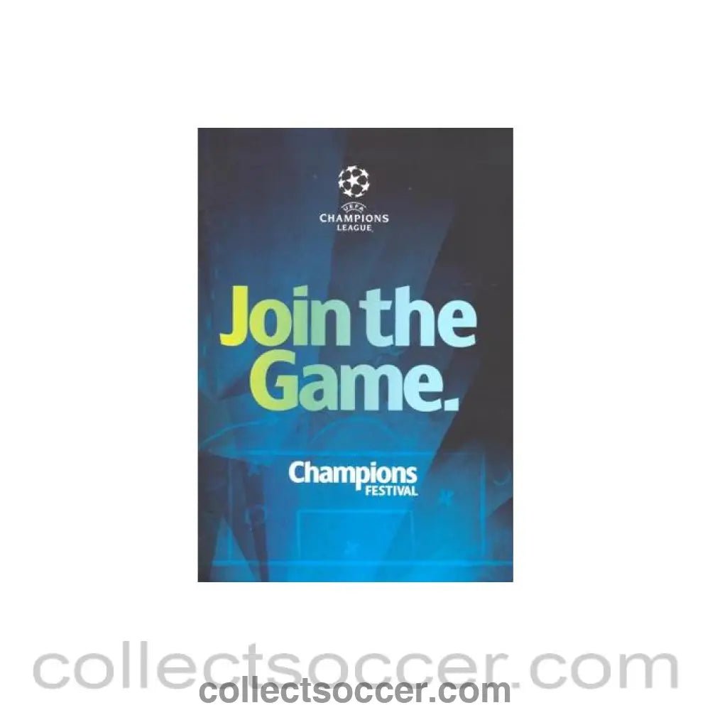 2012 Champions League Final Chelsea v Bayern Munich Official Pre - Final Champions Festival booklet in English 16 - 19/05/2012 - Collect Soccer