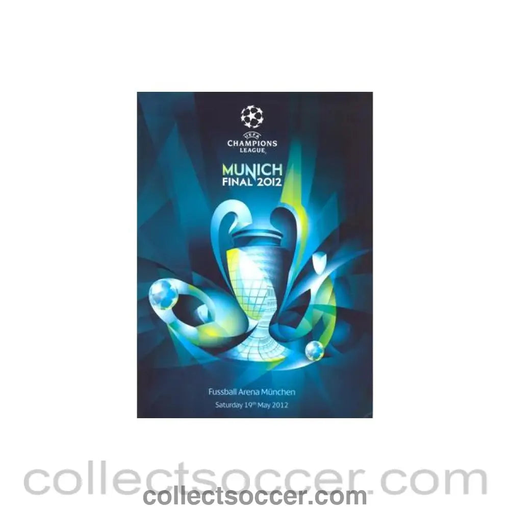 2012 Champions League Final Chelsea v Bayern Munich Official Press Kit in German 19/05/2012