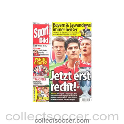 2012 Champions League Final Chelsea v Bayern Munich Sport Bild German magazine covering the final