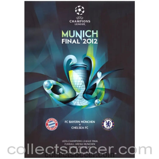 2012 Champions League Final Official Programme Chelsea V Bayern Munich - Collect Soccer