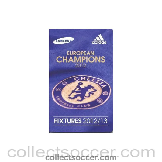 2012 - Chelsea Fixtures 2012-2013