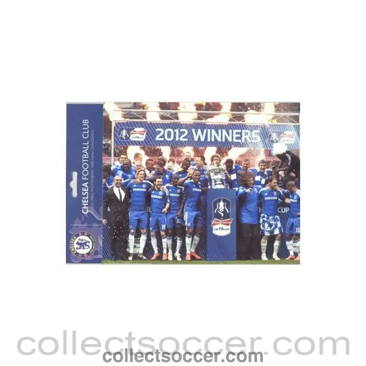 2012 - Chelsea - Winners of 2012 FA Cup Souvenir incl. a large colour Chelsea Team photograph