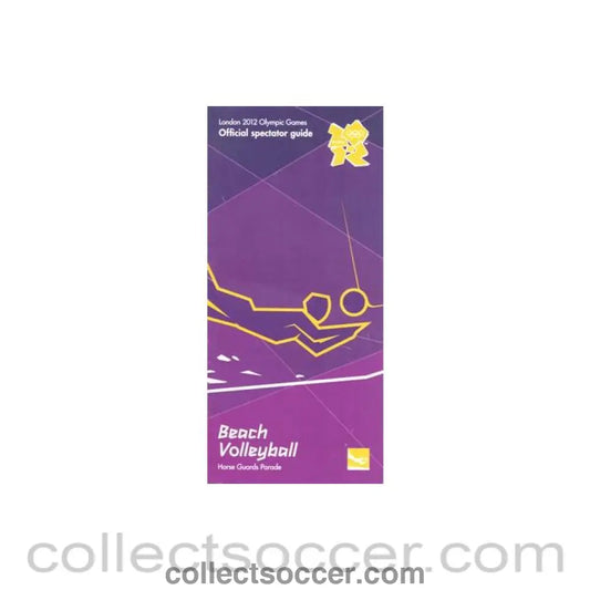 2012 London Olympics Beach Volleyball at Horse Guards Parade Official Spectator Guide/Map 07/08/2012