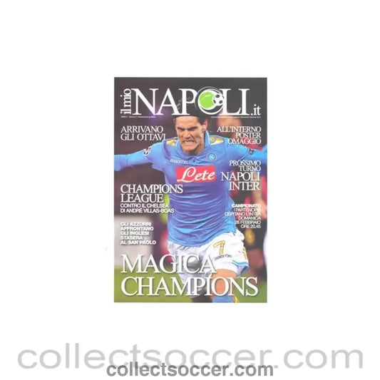 2012 - Napoli v Chelsea programme 21/02/2012 Ilmio Napoli Issue Champions League