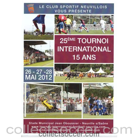 2012 Neuville International Youth Tournament Official Programme (Norwich City) - Collect Soccer