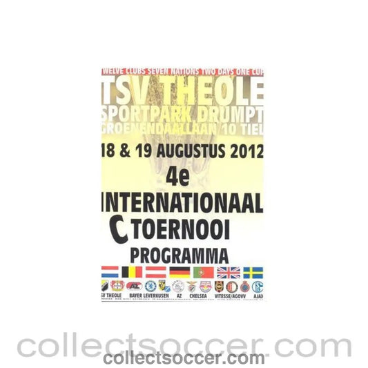 2012 - TSV Theole Youth Tournament August 2012 small official programme - Collect Soccer