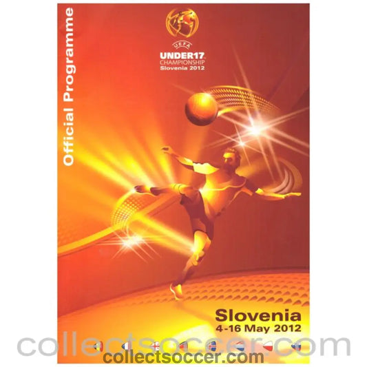 2012 Under 17 Championship Football Programme - Collect Soccer
