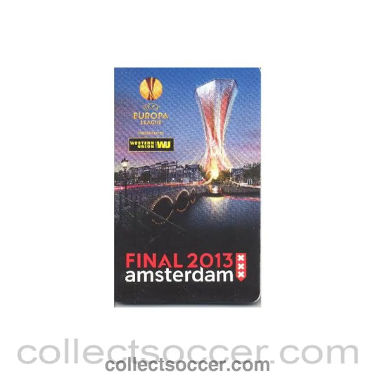 2013 - Chelsea V Benfica Europa League Final 2013 map - Collect Soccer
