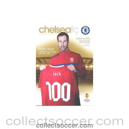 2013 - Chelsea v Rubin Kazan official programme 04/04/2013 - Collect Soccer