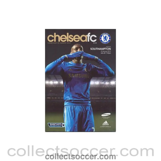 2013 - Chelsea v Southampton official programme 16/01/2013 Premier League - Collect Soccer