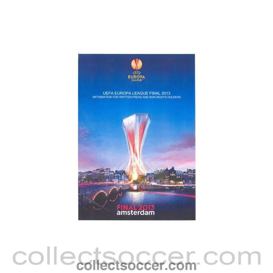 2013 Europa League Final - Chelsea v Benfica Information for the Press Handout in English 15/05/2013 - Collect Soccer