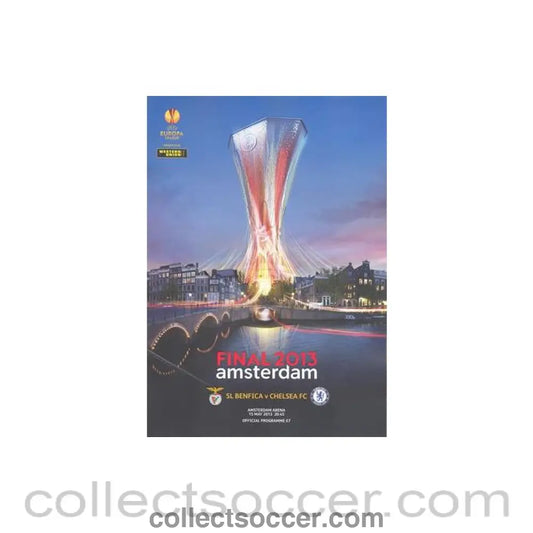 2013 Europa League Final Official Programme Chelsea v Benfica 15/05/2013 - Collect Soccer