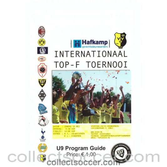 2013 HafKamp Youth Tournament Football Programme - Tottenham - Collect Soccer