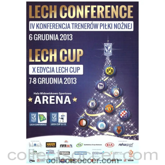 2013 Lech Cup Football Programme Chelsea Mancehster United - Collect Soccer