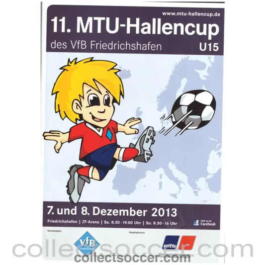 2013 MTU U15 Youth Tournament Official Programme (Arsenal and Manchester United) - Collect Soccer