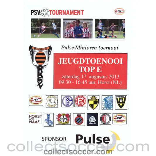 2013 PSV Tournament Football Programme - Derby County - Collect Soccer