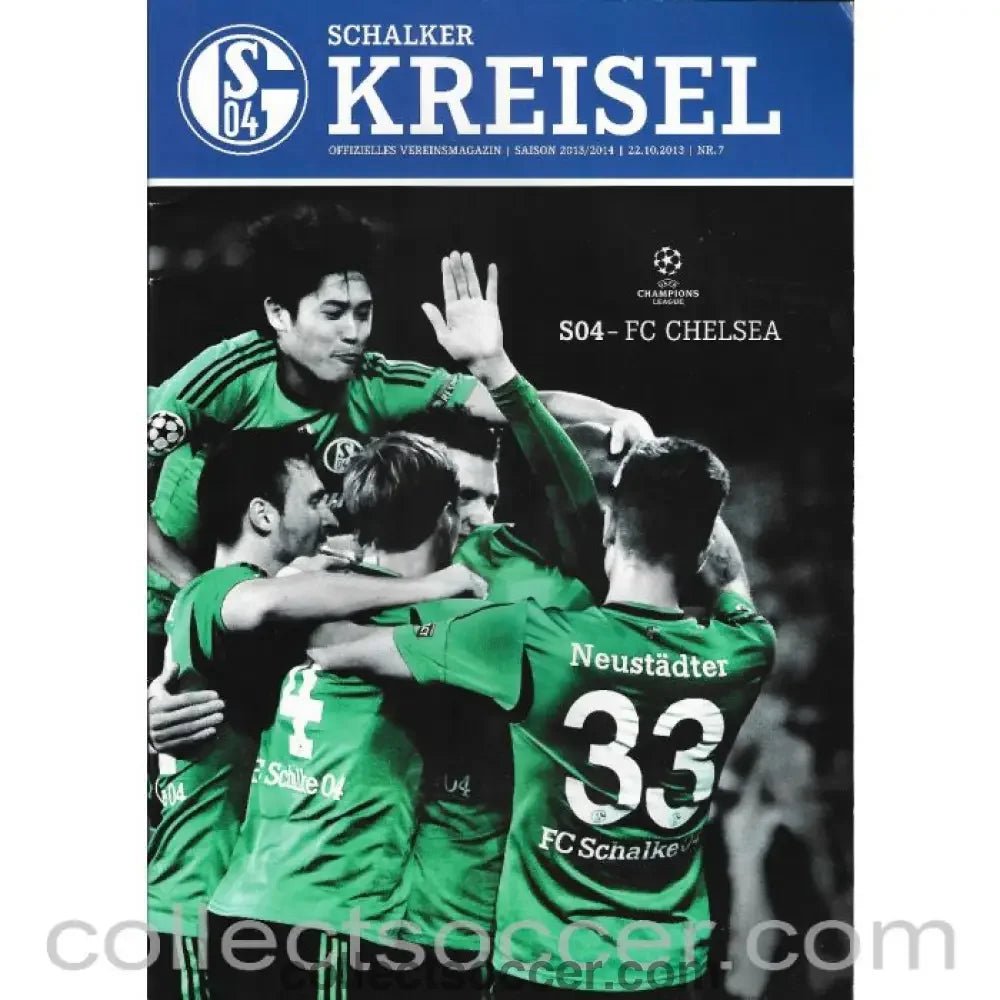 2013 - Schalke v Chelsea Official 22/10/2013 Official Programme - Collect Soccer