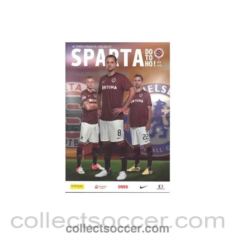 2013 - Sparta Prague v Chelsea official programme 11/02/2013 - Collect Soccer