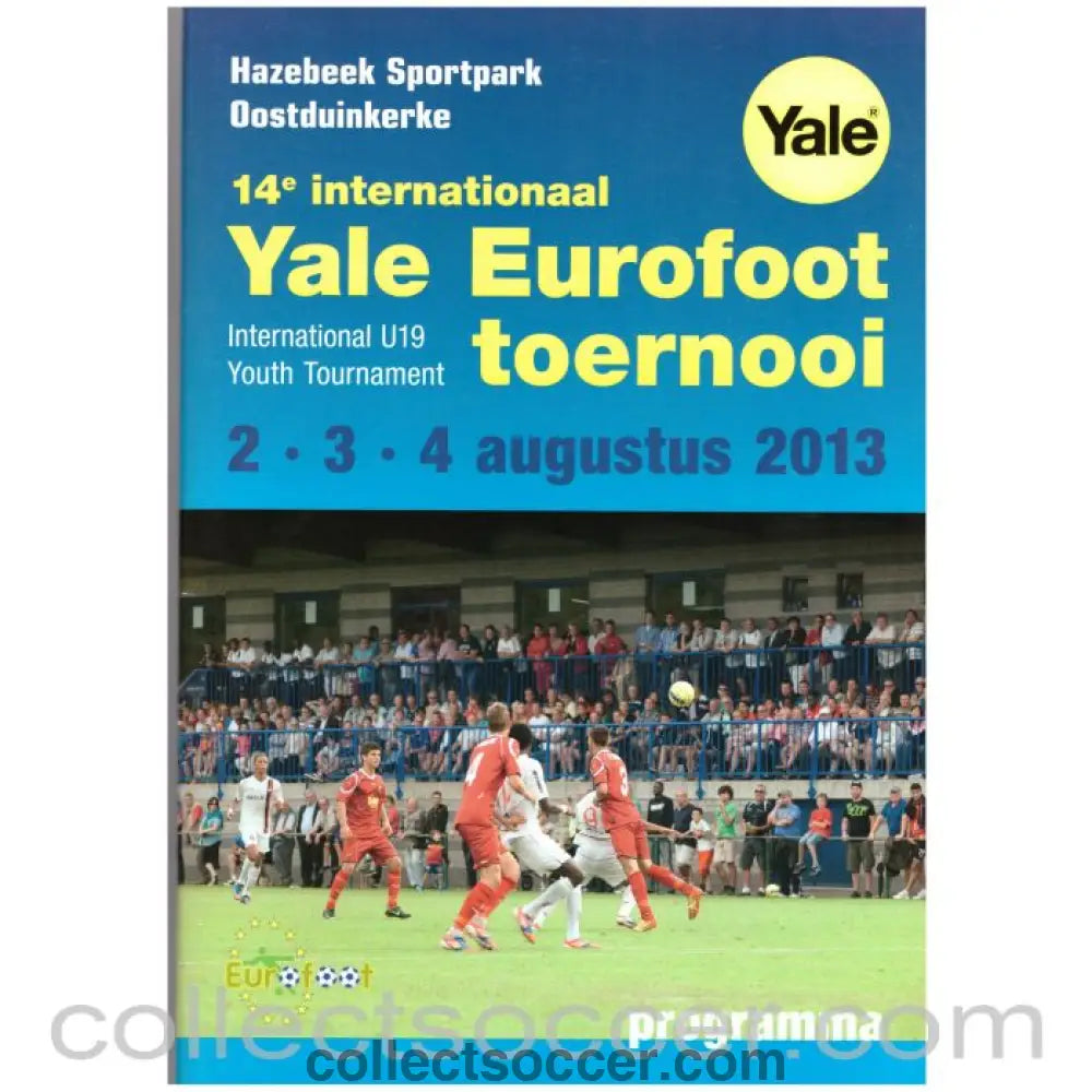 2013 Yale International U19 Youth Tournament Official Programme (Tottenham and West Ham) - Collect Soccer