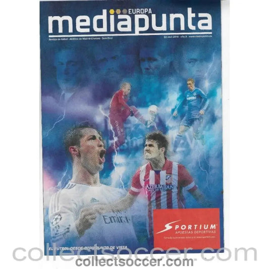 2014 - Atletico Madrid v Chelsea 22/4/2014 Programme - Collect Soccer