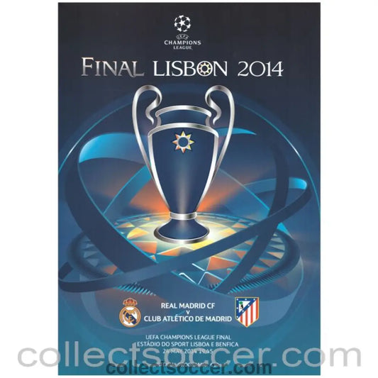 2014 Champions League Final Offiical Programme Real Madrid v Atletico Madrid - Collect Soccer