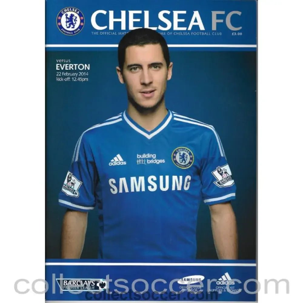 2014 - Chelsea v Everton Official Programme 22/02/2014 - Collect Soccer