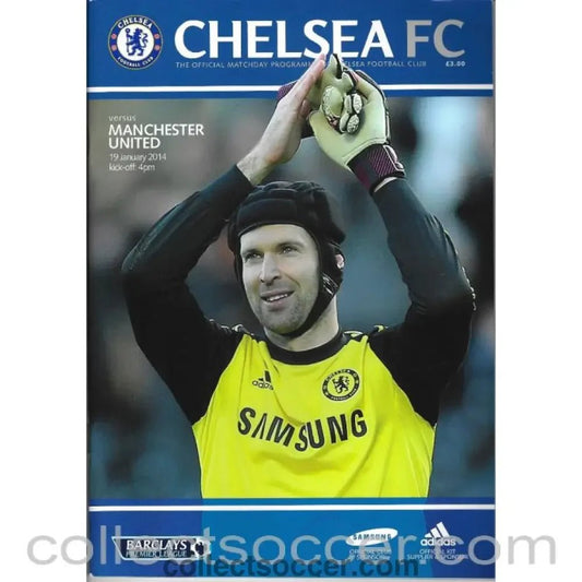 2014 - Chelsea v Manchester United Official Programme 19/01/2014 - Collect Soccer