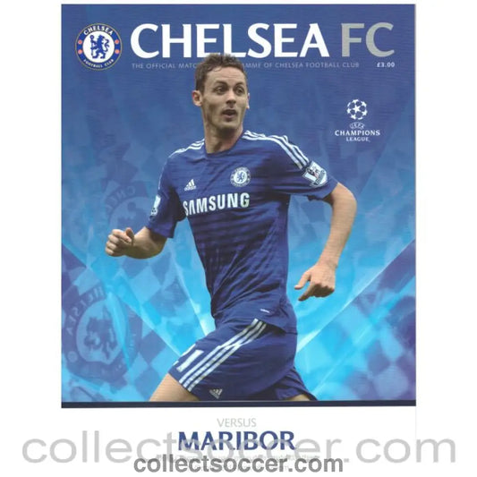 2014 - Chelsea v Maribor Official Programme 21/10/2014 - Collect Soccer