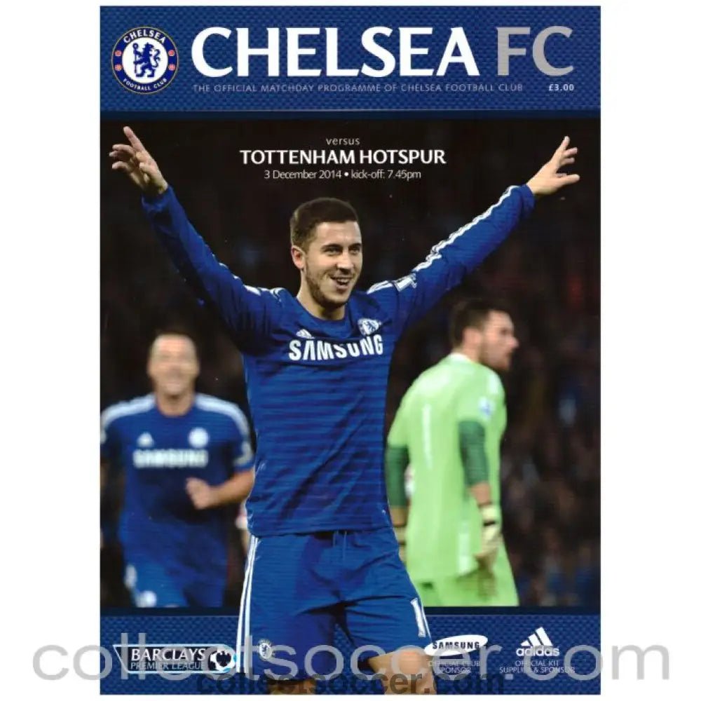 2014 Chelsea v Tottenham Hotspur Programme - Collect Soccer