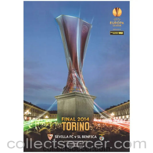 2014 Europa League Final Official Programme Seville v Benfica - Collect Soccer