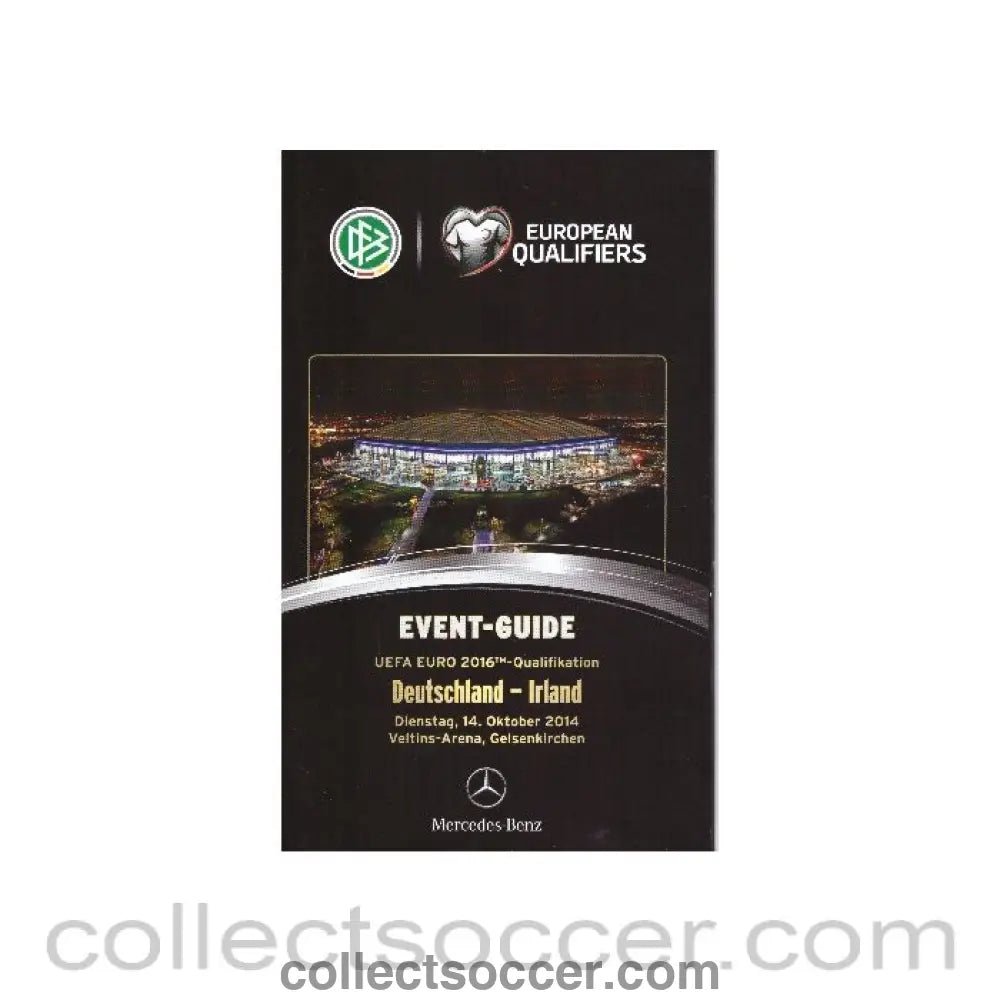 2014 Germany v Ireland Event Guide - Collect Soccer