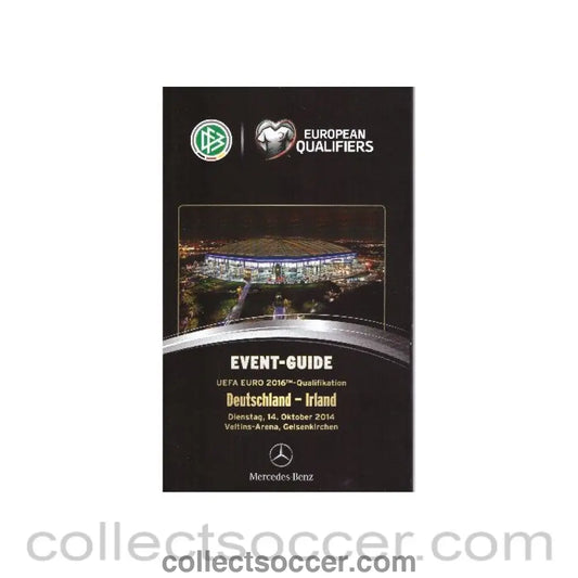 2014 Germany v Ireland Event Guide - Collect Soccer