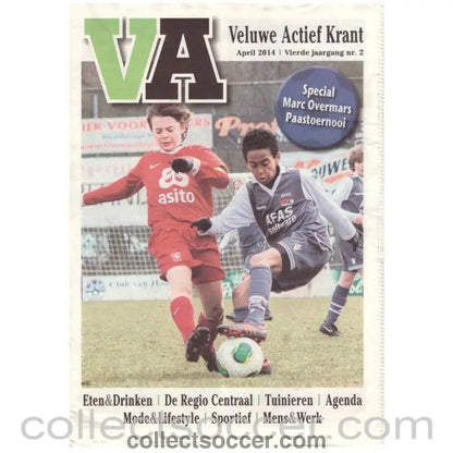 2014 Marc Overmars Youth Tournament Football Programme Celtic - Collect Soccer
