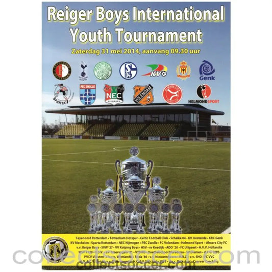 2014 Reiger Boys Youth Tournament Official Programme Tottenham and Celtic - Collect Soccer