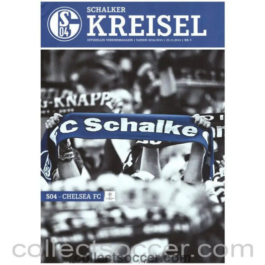 2014 - Schalke v Chelsea Official Programme 25/11/2014 - Collect Soccer