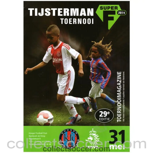 2014 Tijsterman Youth Tournament Official Programme (Everton) - Collect Soccer