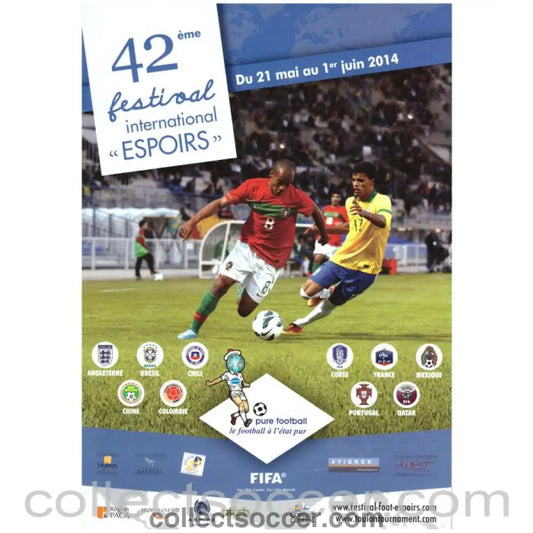 2014 Toulon Tournament Official Programme - Collect Soccer