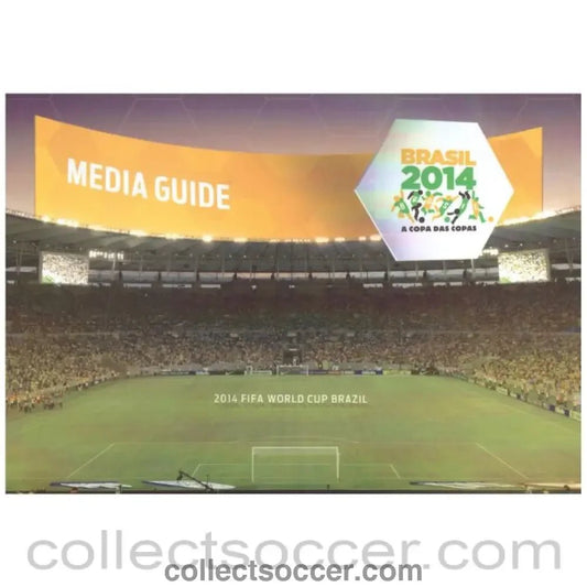 2014 World Cup Media Guide Brazilian Government Issue - Collect Soccer
