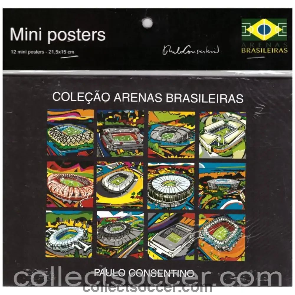 2014 World Cup Set of Mini Posters - Collect Soccer