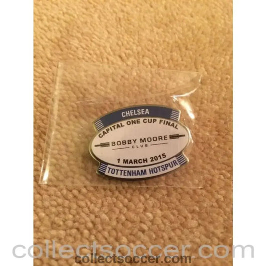 2015 Capital Cup Final - Chelsea V Tottenham Hotspur Badge Given to VIP's - Collect Soccer