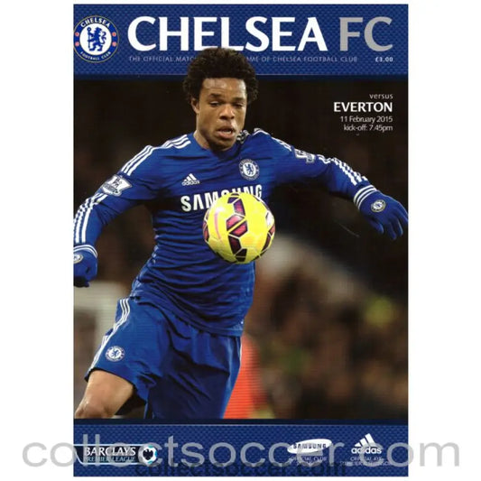 2015 Chelsea v Everton Programme - Collect Soccer