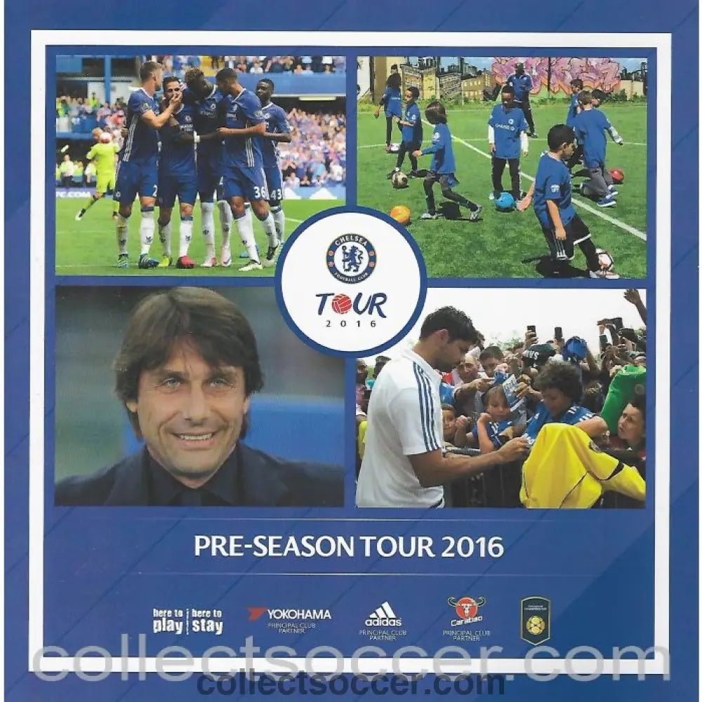2016 - Chelsea Pre - Season Tour Guide 2016 - Collect Soccer