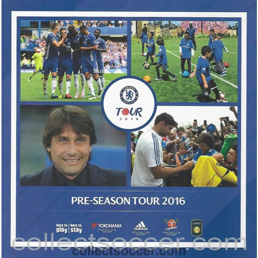 2016 - Chelsea Pre - Season Tour Guide 2016 - Collect Soccer