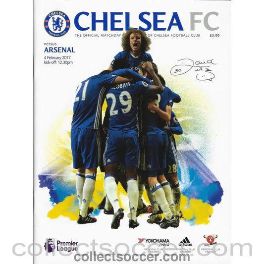 2017 - Chelsea V Arsenal Football Programme 4/2/2017 - Collect Soccer