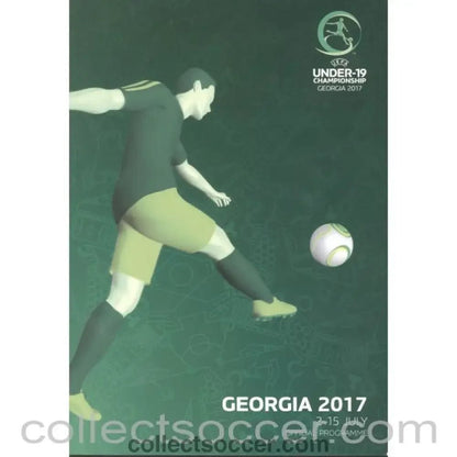 2017 Under 19 Championship Official Football Programme played in Georgia - Collect Soccer