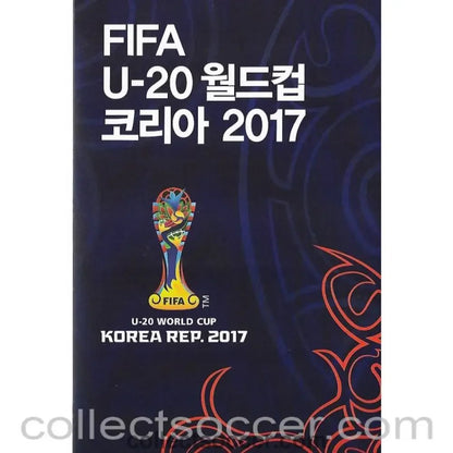2017 Under 20 World Cup Final Gatefold Brochure in Korea. England Winners - Collect Soccer