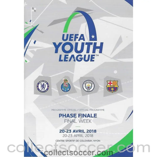 2018 UEFA Youth League Semi - Final/Final Programme - Collect Soccer