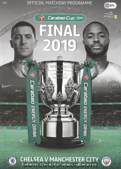 2019 League Cup Final Programme Chelsea v Manchester City - Collect Soccer