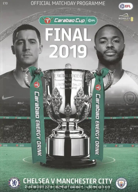 2019 League Cup Final Programme Chelsea v Manchester City - Collect Soccer