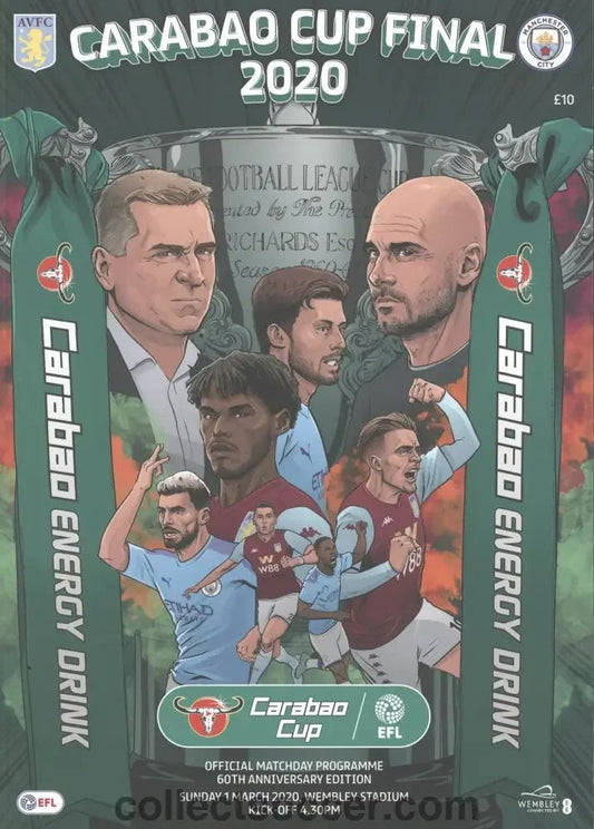 2020 Carabao Cup Final Aston Villa V Manchester City Football Programme - Collect Soccer